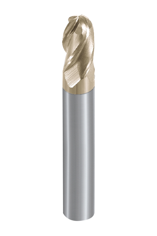4-флейтовая сферическая концевая фреза для обработки титановых сплавов
